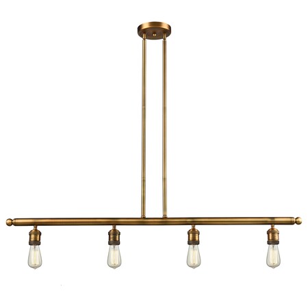 Innovations Lighting 4 Light Vintage Dimmable Led Island Light Vintage Dimmable Led 214NH-BB-LED